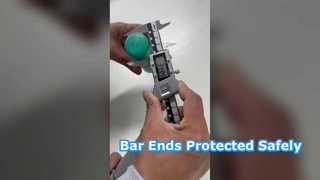 Niet-tapse kunststof eindkap