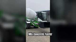 Introduceer 85KW 3.5CBM nieuwe ontwerp zelfladende betonmixer voor u