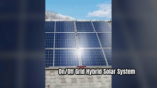 On/off-grid hybride zonnestelsel