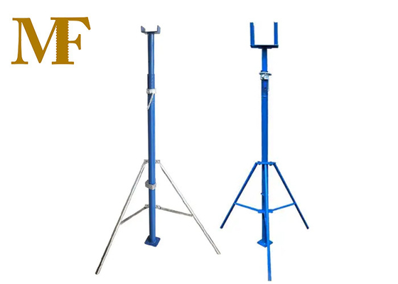 Blauw Poeder Met een laag bedekt van het de Driepootstaal van de Stutselsteun Duurzaam de Vorkhoofd