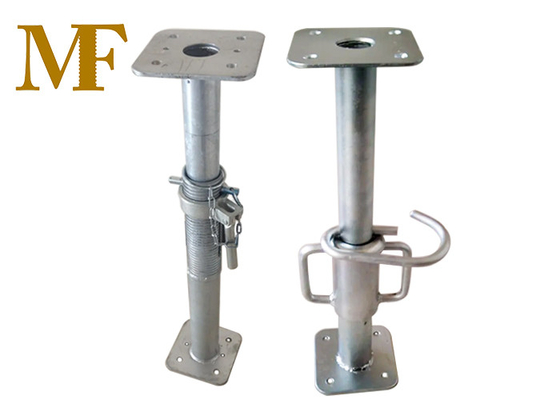 Gegalvaniseerde metalen volwassen schoring rekwisieten Hoog laadvermogen Hot Dip gegalvaniseerd 60 mm