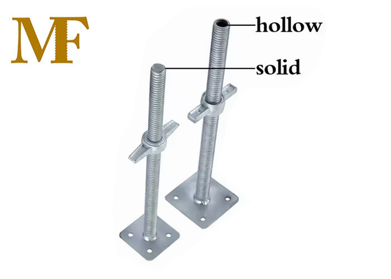 37 mm verstelbare holle staaf jack basis/verstelbare vaste staaf schroef jack