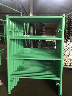5-ton laadvermogen anti-glij- steiger frame roestbestendige gemakkelijke montage voor bouwplaats