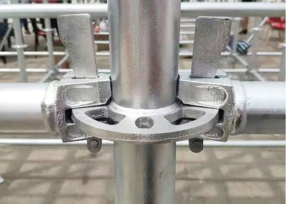 48.3 mm/42 mm buisdiameter schijf slot stalen buisvormige steiger voor eindconstructie