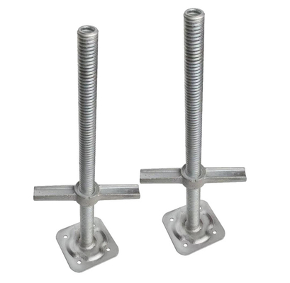 30-38mm Diameter Frame Scaffolding Jack Base met warm gedip galvaniseerde oppervlakte afwerking