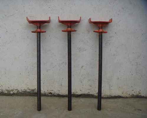 U Hoofdbasis Jack Hollow en Solid Scaffolding Steel Screw Base Jack voor de bouw