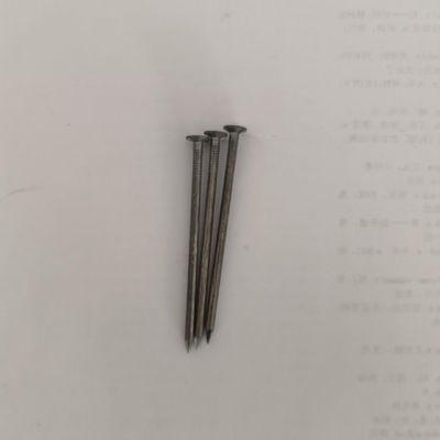 Dubbelkop Nagels Helder Duplex Nagel 50lb Afwerking Diamant punt Twee hoofd Nagels