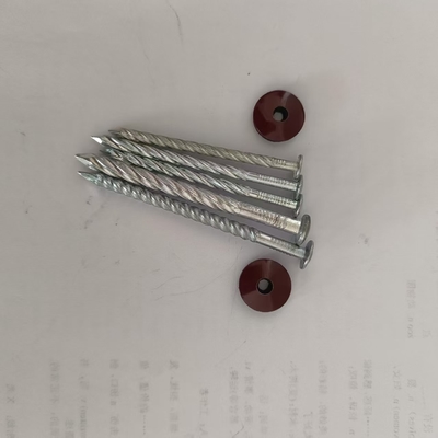 Dubbelkop Nagels Helder Duplex Nagel 50lb Afwerking Diamant punt Twee hoofd Nagels