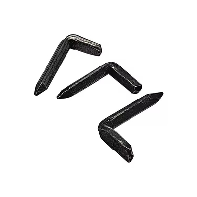 Gegalvaniseerde vierkant L-type spijker 3,0 mm -9,6 mm schakeldiameter gemaakt van Q195/Q235 ijzeren draadstaaf