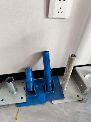 Stalen Verstelbare U-Kop Jackschoef Voetplaat voor Steigers Vaste Type Steigerstempel