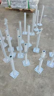 Verstelbare holle schroefvoetkrik zware stalen ondersteuning voor steigers & constructie