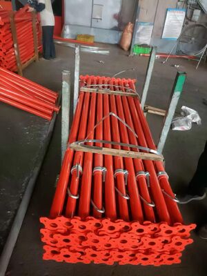 Puntales Acrow Prop Verstelbare stalen steunen Steigerwerk Props Jack Steel
