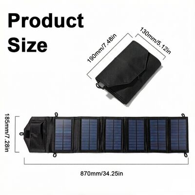 Zonnepanelen Usb-oplader Draagbaar Opvouwbaar Mini Zes Snips Opvouwbaar