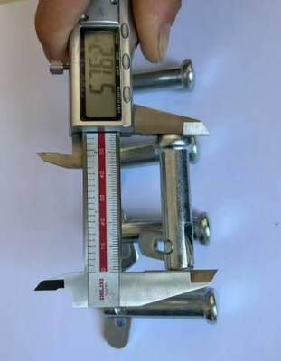 Gedrolde pin-hitch pin voor steiger accessoires Diameter 12,5 mm Lengte 58 mm