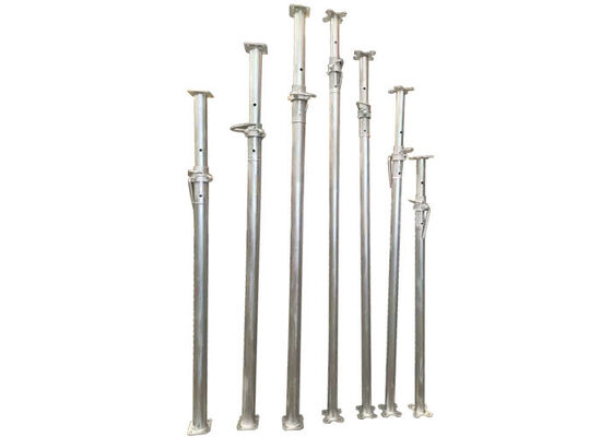 Adjustable Height Scaffolding Steel Props Adjustable Length Fast Installation