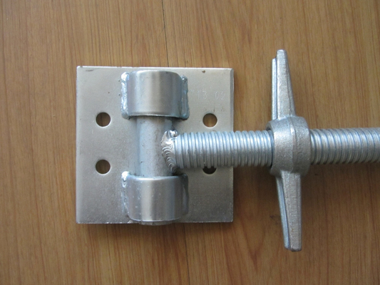De zink Geplateerde Stevige Schroef Jack Base Construction van de Wartelsteiger