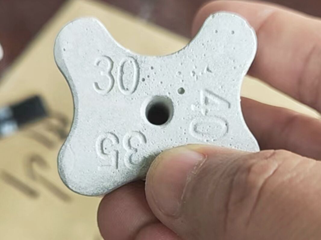 Cement- en betonnen scheidsregelaar voor verticaal en horizontaal reliëfnet