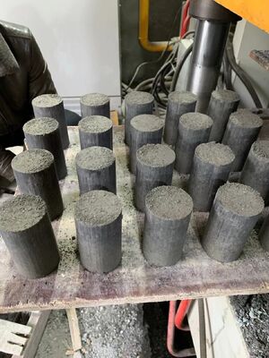 Betonnen ronde kolommen met een enkele dekking dikte