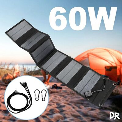 Zonnepanelen Usb-oplader Draagbaar Opvouwbaar Mini Zes Snips Opvouwbaar